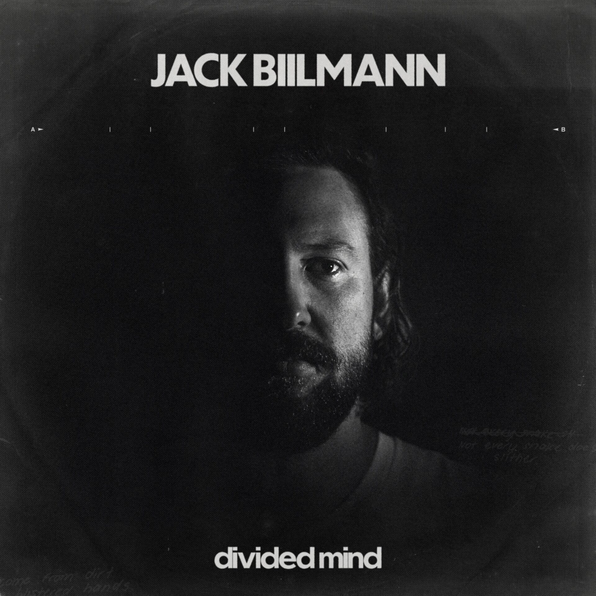 Cover art for Divided Mind by Jack Biilmann. Record drums.: Infidel Studios
