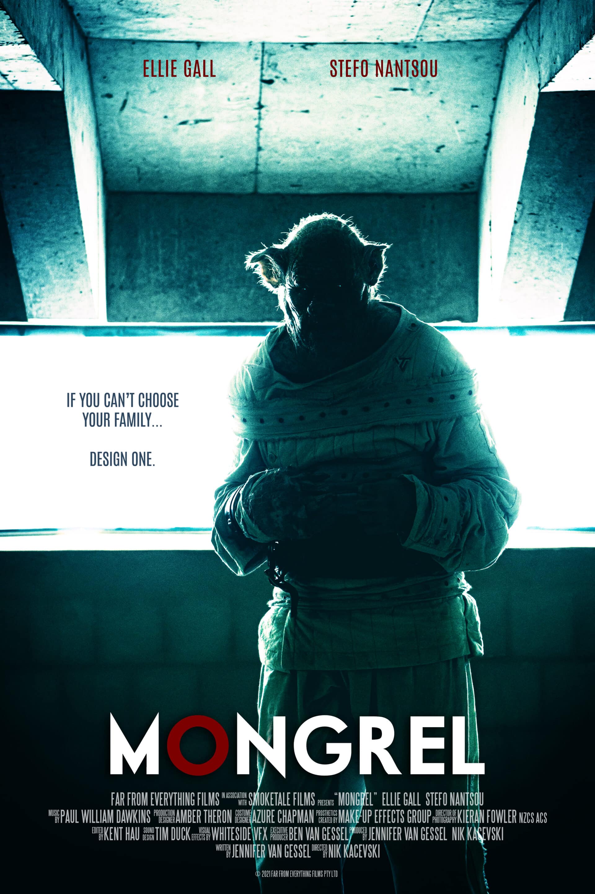 Poster for Mongrel. Foley: Infidel Studios.
