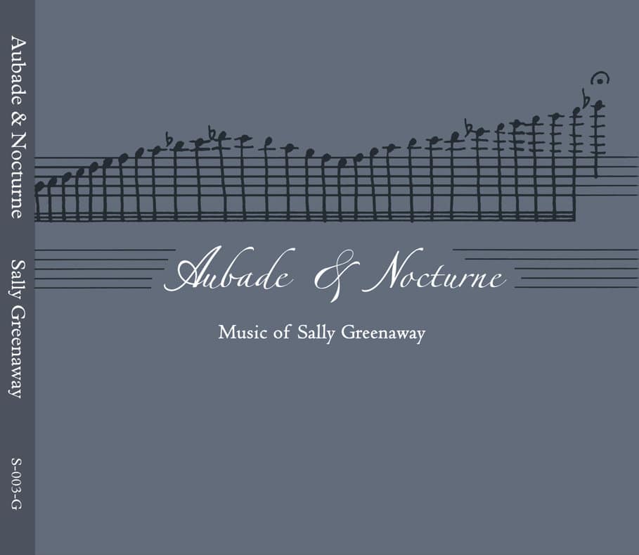Cover art for Aubade & Nocturne by Sally Greenaway. Record & mix: Infidel Studios