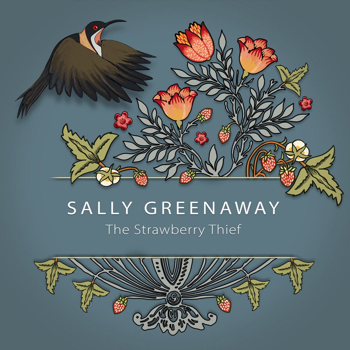 Cover art for The Strawberry Thief by Sally Greenaway. Location recording & mix: Infidel Studios