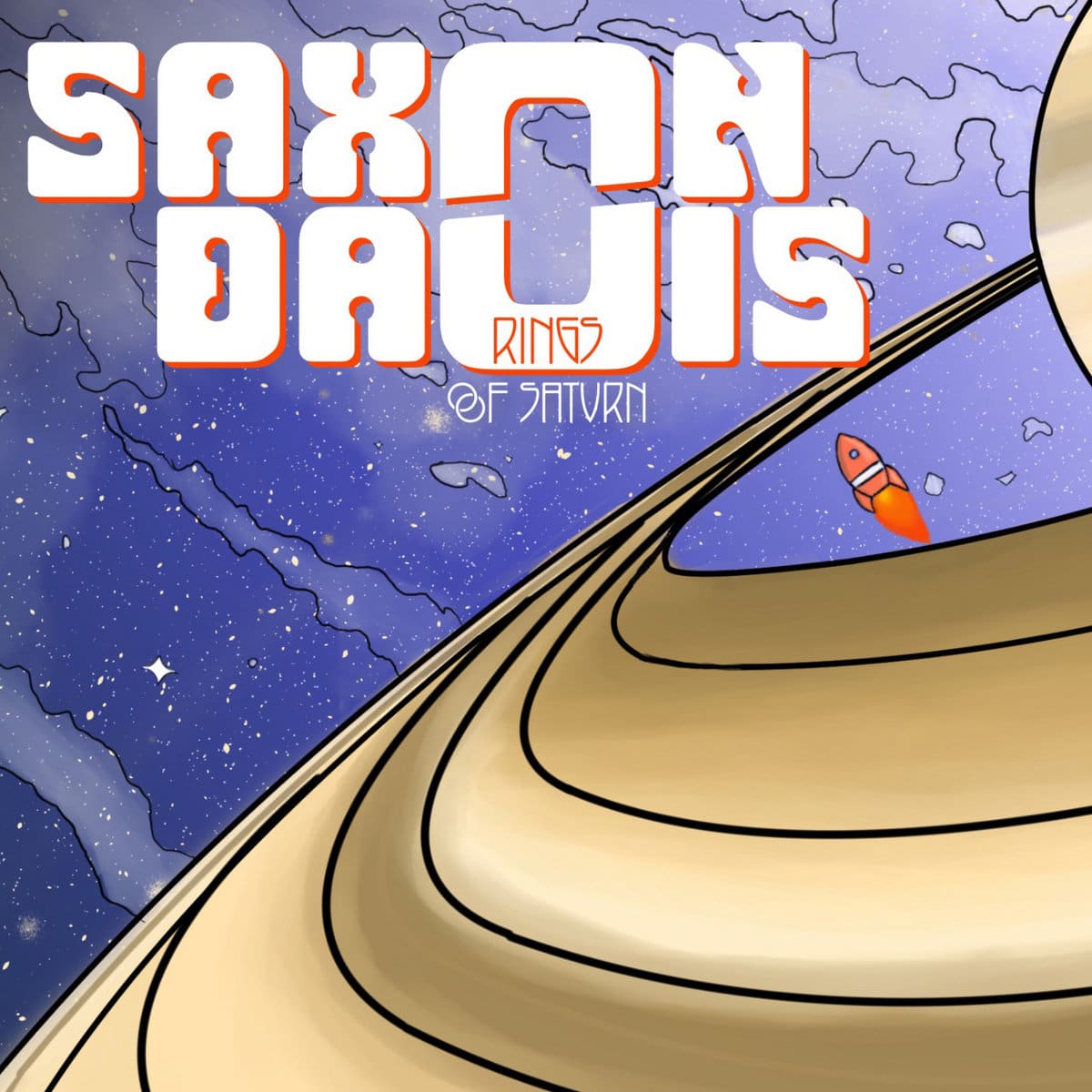 Cover art for Rings of Saturn by Saxon Davis. Full record & mix: Infidel Studios