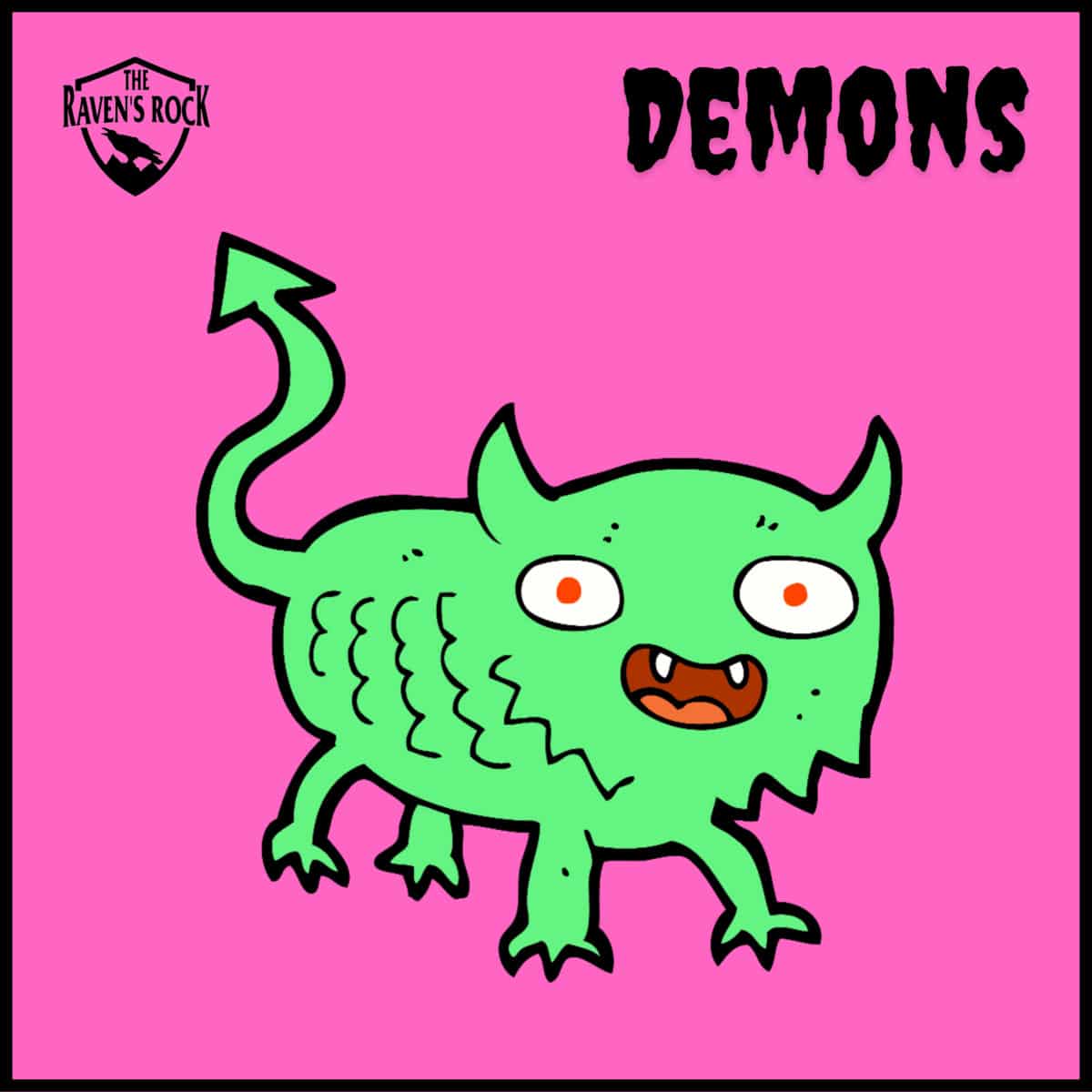 Cover art for Demons by The Raven's Rock. Vocal recording: Infidel Studios