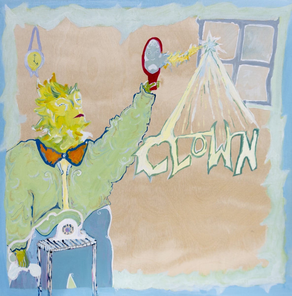 Cover art for clown by dogworld. Record all music & vocals: Infidel Studios