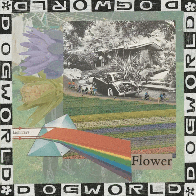 Cover art for flower by dogworld. Record all music & vocals: Infidel Studios