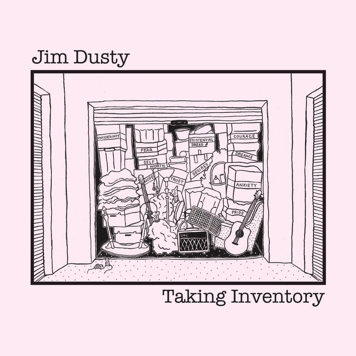 Cover art for Taking Inventory by Jim Dusty. Record: Edits: Infidel Studios